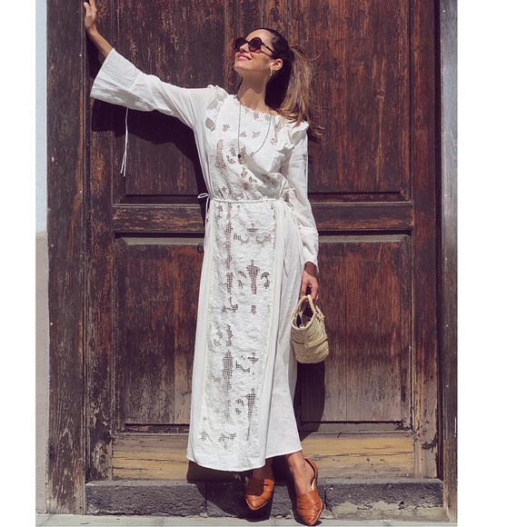 Free People AntikBatik Boho Embroidered Maxi Dress - Picture 5 of 8